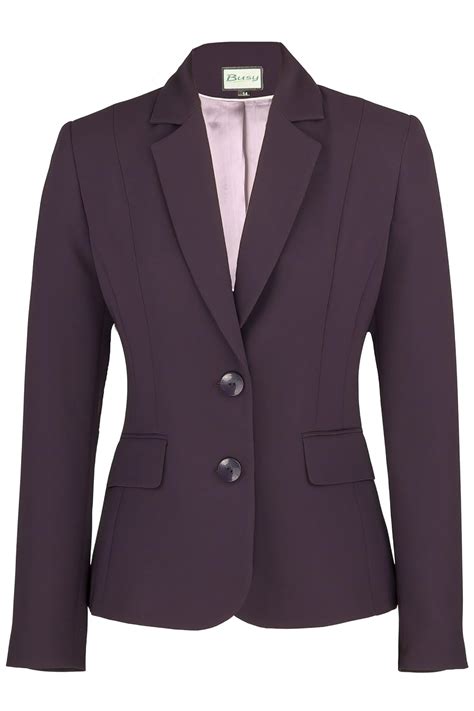 busy clothing women suit jacket dark purple amazoncouk clothing