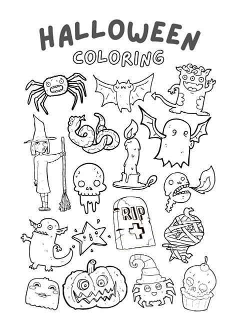 latest halloween coloring worksheet  kids