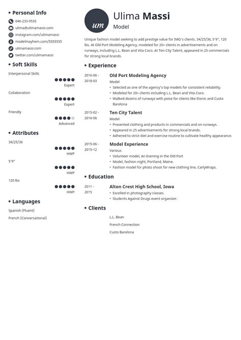 view model resume template background infortant document