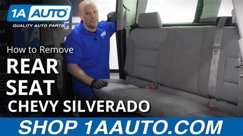 remove rear seat   chevy silverado  auto