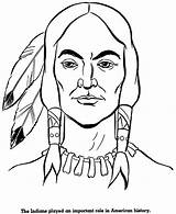 Native American Coloring Drawing Potrait Pages Lenape Tribe Indians Color Apache Kids Besuchen Sketch Getdrawings Template sketch template