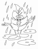 Coloring Pages Rainy Kids Popular sketch template