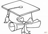 Diploma Coloring Cap Graduation Pages Graduate Laurea Para Colorear Birrete Di Printable Da Dibujo Graduacion Supercoloring Cappello Disegno Per Dibujos sketch template