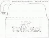 Coloring Tool Box Template Printable Belt Clipart Comments Library Coloringhome sketch template