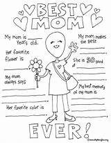 Coloring Pages Mother Mom Print Sheet Mothers Printable Make Color Card Moms Give Will Ever D Under Mothersday Fill Year sketch template