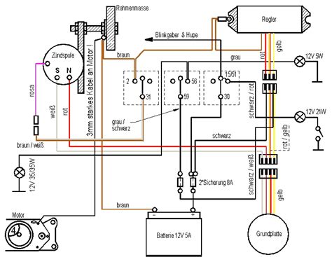 simson  elektronik zundung schaltplan wiring diagram