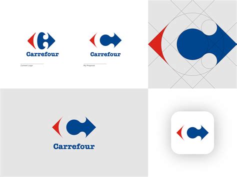 carrefour logo redesign  mehdesigner  dribbble