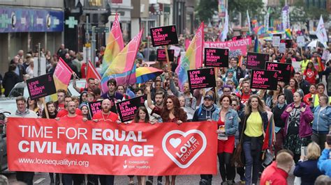 First Same Sex Marriage In Northern Ireland Takes Place