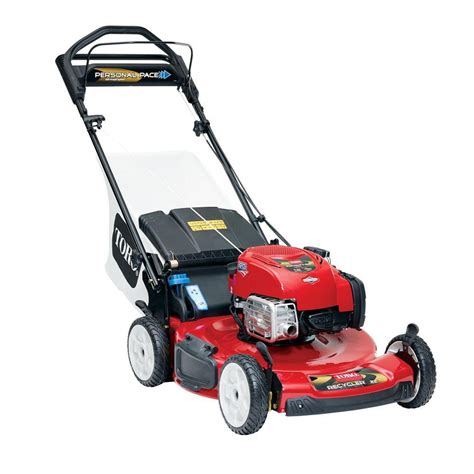 toro   personal pace recycler variable speed gas walk   propelled lawn mower