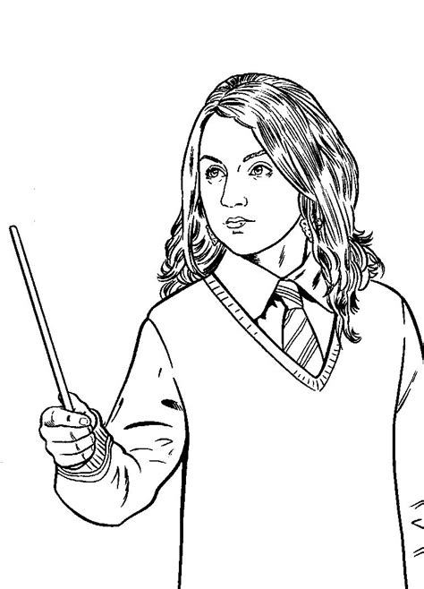luna lovegood harry potter coloring pages harry potter colors harry