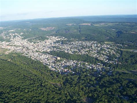shamokin pennsylvania city photo city aerial