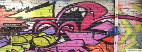 graffiti pink purple wall facebook timeline cover facebook covers