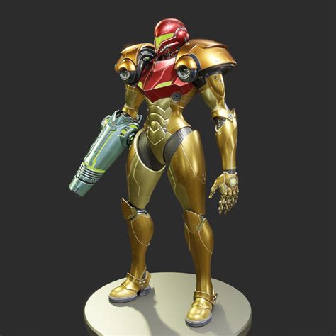 josh g [eonprism] samus power suit real time 3d model