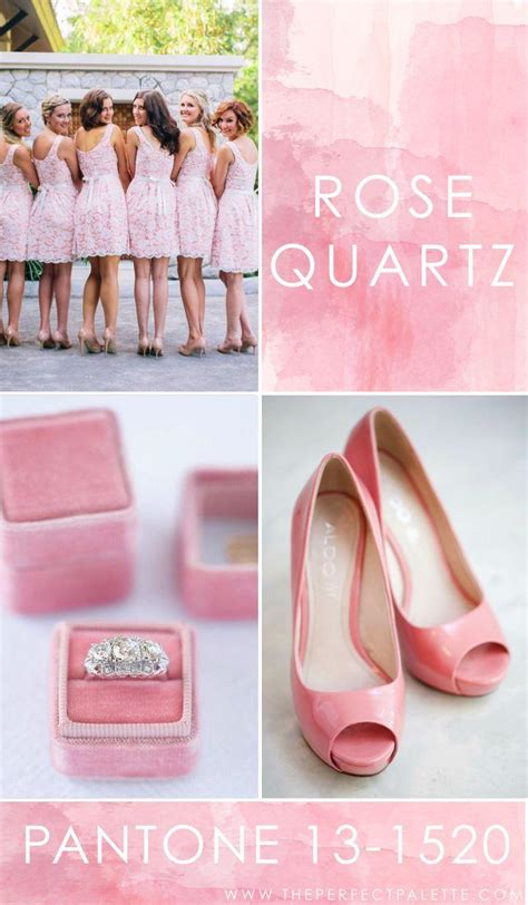 decor pantone rose quartz    weddbook