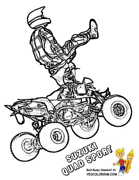printable quad coloring pages coloring book quad coloring pages