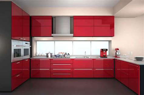 red kitchen ideas  ways    bold shade elegantly storables