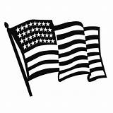 Flag American Clipart Clip Coloring Library sketch template