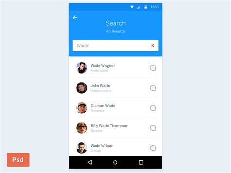 android app search screen  goutham rajan  dribbble