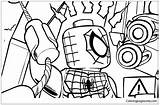 Coloring Pages Rhino Sandman Super Villain Superhero Color Online Supervillain Popular sketch template