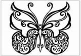 Butterfly Coloring Pages Printable Beautiful Fun Getcolorings Flower Butter Getdrawings Kids Color sketch template