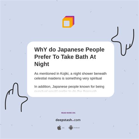why do japanese people prefer to take bath at night deepstash