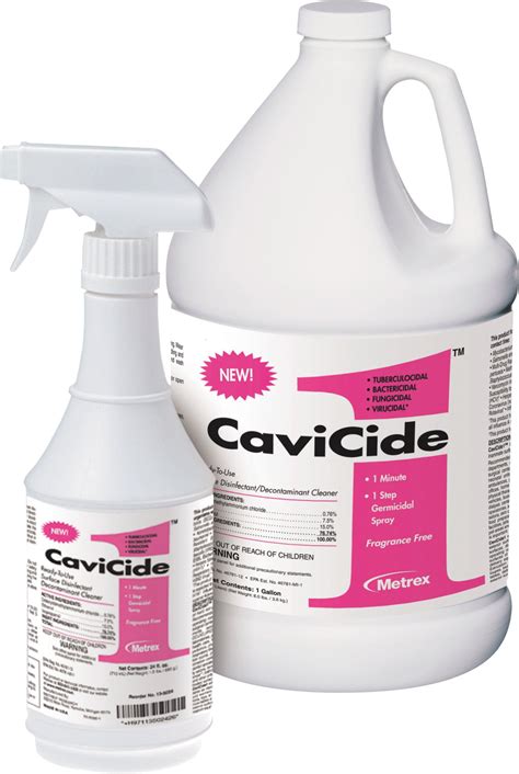 cavicide surface disinfectant cleaner alcohol based liquid  oz