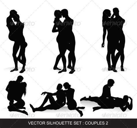 Couple Silhouettes Set Graphicriver File Included