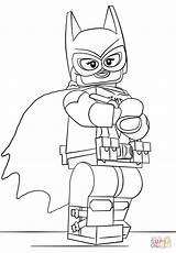 Coloring Lego Batgirl Pages Drawing sketch template