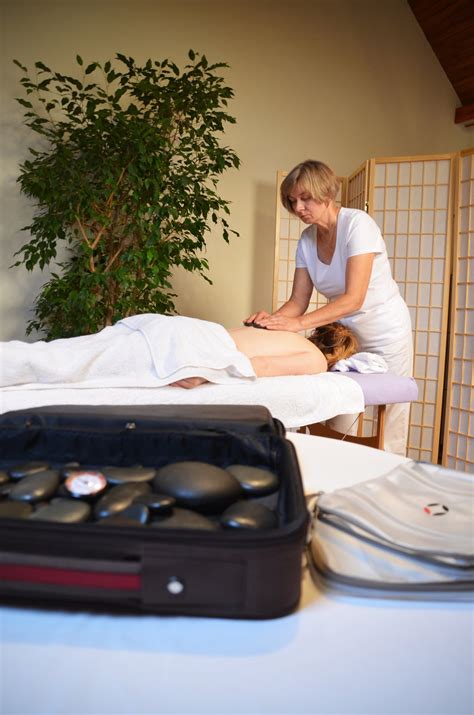 a selection of 6 hot stone back treatment images digital download
