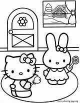 Kitty Hello Coloring Friends Pages Colouring Printable Cathy Color Print Big Sheets Book Para Popular Kids Drawing Library Getcolorings Clipart sketch template