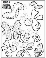 Coloring Insect Bug Printable Pages Preschool Bugs Color Getcolorings Getdrawings Print Colorings sketch template
