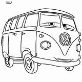 Cars Bus Volkswagen Vw Coloring Fillmore Pages Colouring Color Eze Rust Getcolorings Getdrawings Rusty Coloringpages101 sketch template