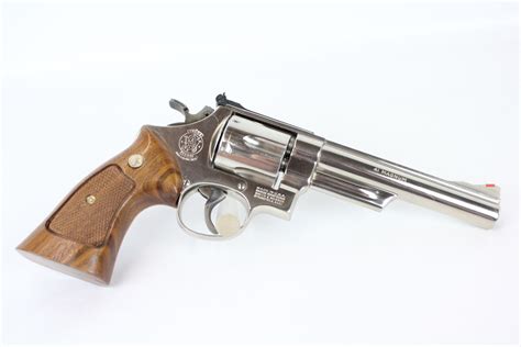 smith wesson model    mag  nickel  sw revolvers