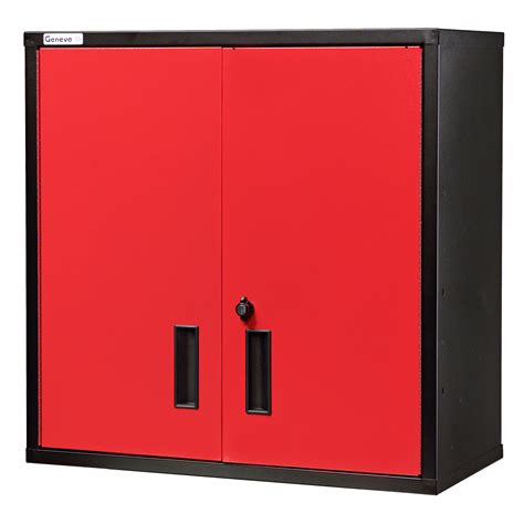 geneva    wall storage cabinet red  quantities
