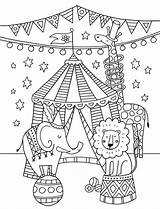 Circus Pages Coloring Printable Theme Greatest Carnival Crafts Colouring Showman Kids Sheets Preschool Activities Color Animal Print Clown Children Sheet sketch template