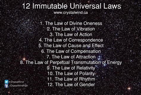 immutable universal laws crystalwindca alchemy