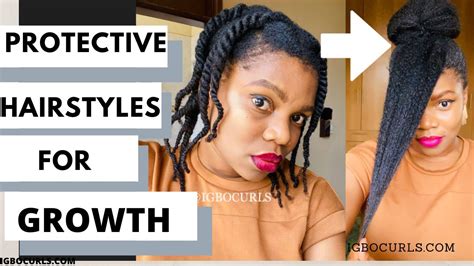 Protective Styles For Natural Hair Growth On 4c Natural Hair