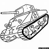 Tank Coloring Tanks Sherman Pages Drawing Ww1 Color Pdf Getdrawings sketch template