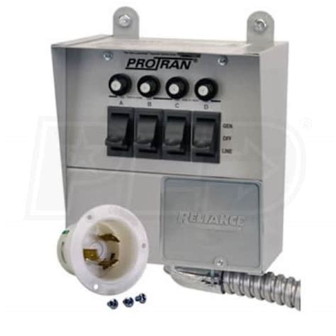 reliance controls   amp   circuit indoor transfer switch