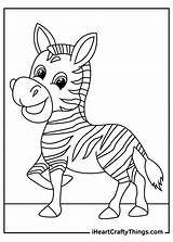 Zebra Iheartcraftythings Stripes Printable Kids Zebras sketch template