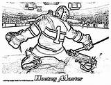 Hockey Coloring Pages Goalie Printable Blackhawks Sheets Chicago Bruins Colouring Clipart Kids Players Clara Barton Canada Nhl Goalies Getcolorings Color sketch template
