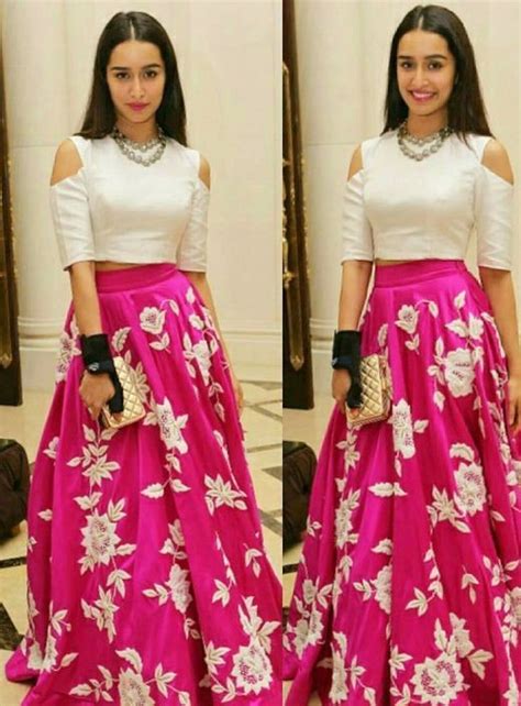 5 Ways To Carry Crop Top With Traditional Wear Fashionpro