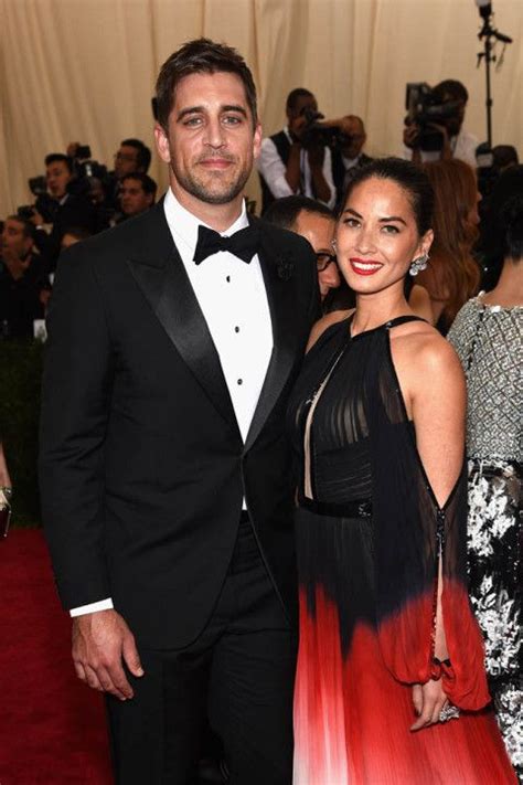 Aaron Rodgers And Olivia Munn At The Met Gala Green Bay