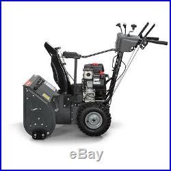 briggs stratton  dual stage  wide cc electric start snow thrower snow blowers