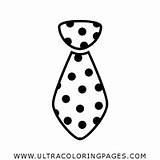 Corbata Cravatta Colorare Ultracoloringpages sketch template