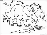 Pages Turtle Triceratops Coloring Talk Next River Dinosaurs Color sketch template