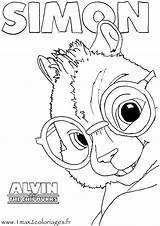Alvin Chipmunks Coloring Pages Simon Chipmunk Chipwrecked Colouring Drawing Coloriage Et Les Imprimer Clipart Kids Print Cartoon Getdrawings Cartoons Coloriages sketch template