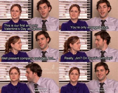 The Office Pam And Jim Cupid S Birthday The Office