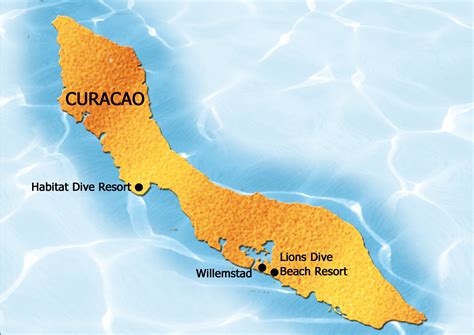 plattegrond van curacao prachtig curacao