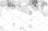Halftone Dots sketch template